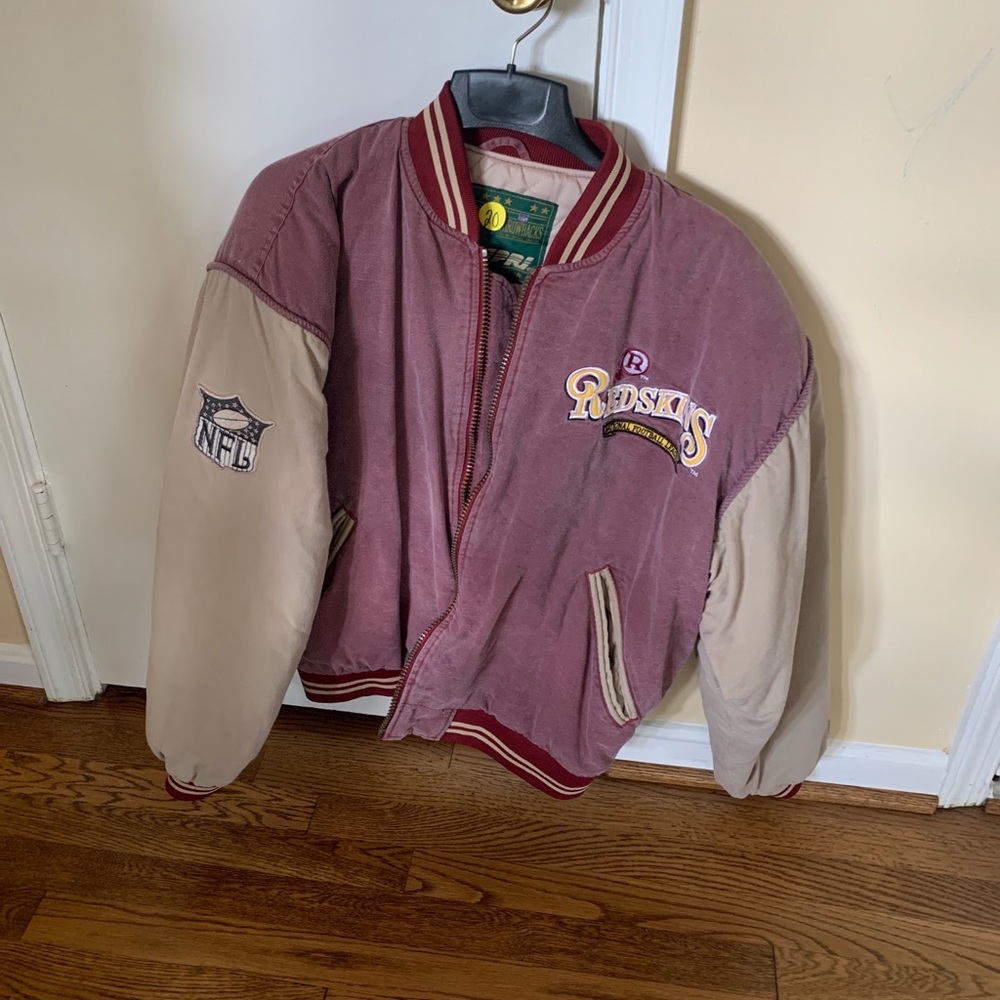 Vintage Redskins Nutmeg Campri Varsity Jacket